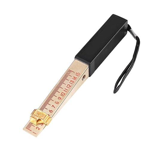 Feeler Gauge Metric Portable,Wedge-Shaped 1-15mm for House Engineering Inspection Flatness Measuring Tool,1Pcs(0.2mm)