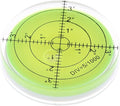 Convenient and lighterCircular Bubble Level Spirit l Measuring Instruments Tool Universal Protractor Tool （60X12mm）