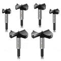 ASNOMY 6PCS Large Size Forstner Bit set, 1-3/8Inch to 2-3/4Inch Carbide Tipped Forstner Drill Bit for Hard Wood, Wood Drilling bit Set Woodworking Hinge Cutter Tool Kits for Wood Plastic Plywood
