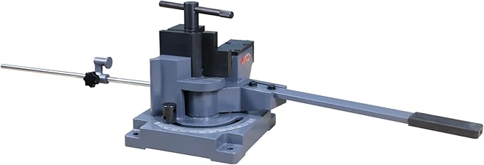 KAKA INDUSTRIAL Universal Bender, 120 Degree Manual Metal Bender, Strip Steel, Flat Steel, Round Steel, Angle Steel Rod Bender, Hot and Cold, Bar Bending Machine with Detachable Bending Lever UB-100A