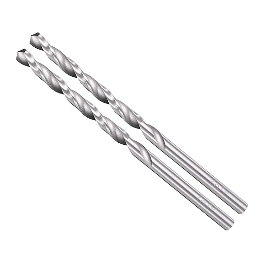 Drill Bit, 3mm Cutting Diameter, 4241 HSS 118° Cutting Angle Uncoated Bright Versatile Jobber Bits - (Applications: for Drilling Plastic Wood Soft Metal), 2-Pieces