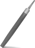 8" Half Round Medium Cut File, Double Cut Teeth, Made of High Carbon Steel, Half Round Hand File Without Handle, Suitable for Shaping Metal, Wood, etc.