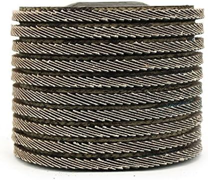 BHA Grinding and Sanding Flap Discs T27, 4-1/2" x 7/8", 80 Grit - 10 Pack