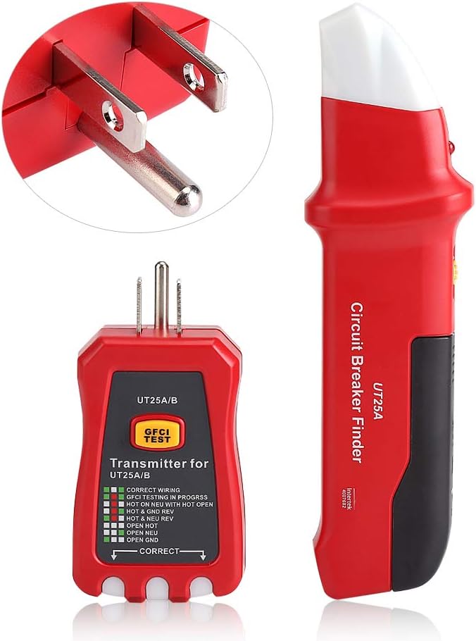 Circuit Breaker Finder, Professional Circuit Breaker Finder Sensitivity Adjustable Socket Tester Diagnostic Tool