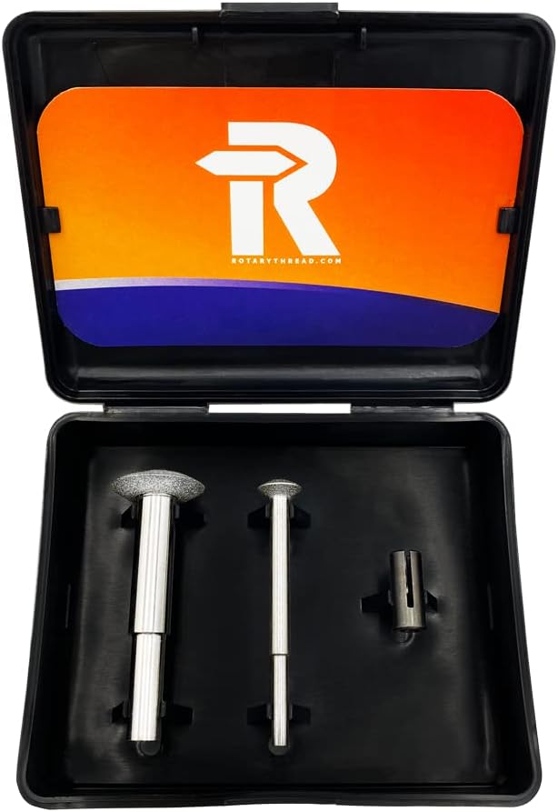 Repair Kits - Faster & Easier to Chase, Restore & Clean Internal or External Threads, All in One Universal Thread Files Set, Inch, Metric, Grooves, Glands, Acme & Buttress