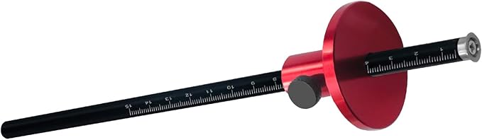 Yosoo Woodworking Scriber Aluminum Alloy Wheel Marking European for Woodworking Projects