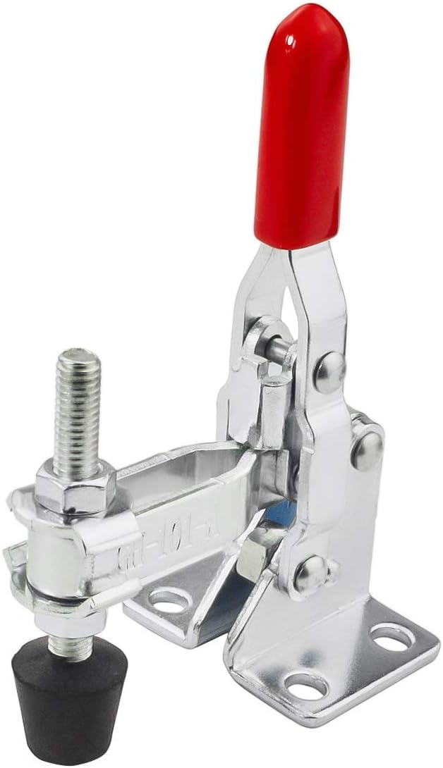 4 Pack Toggle Clamps Latch Vertical Quick-Release Toggle Clamp Antislip Holding Capacity:110 lbs Tool 101-A