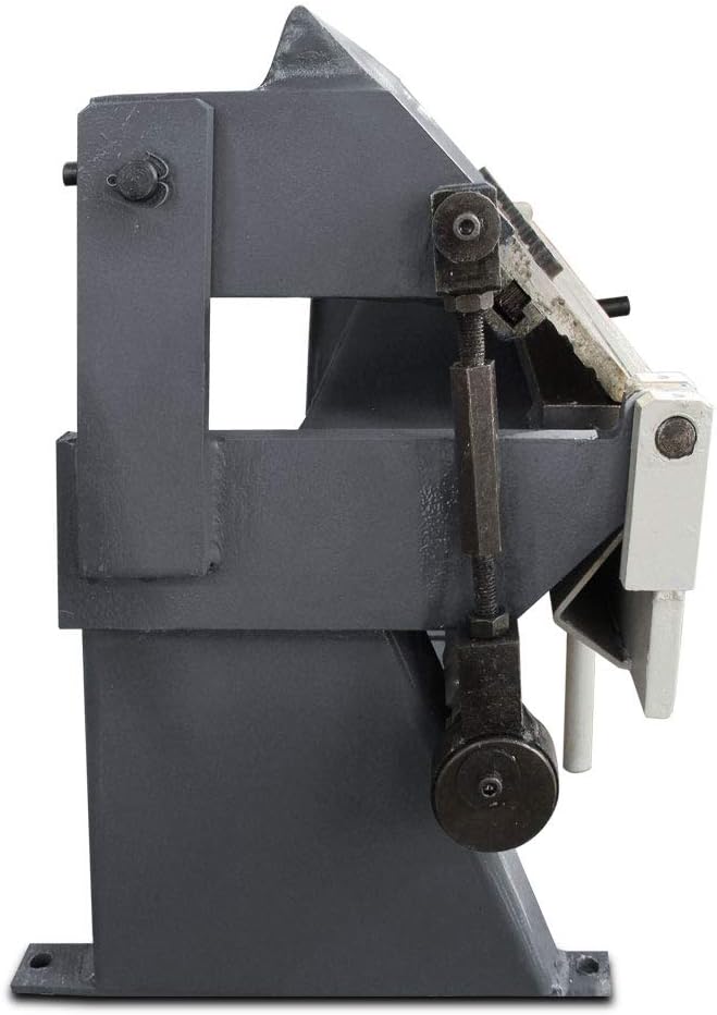 KAKA INDUSTRIAL Box and Pan Brake, 36-Inch Sheet Metal Brake, 20-Gauge Mild Steel Capacity Finger Brake, 0-135 Degree Adjustable Aluminum Brake with 6 Removable Fingers W-3620A