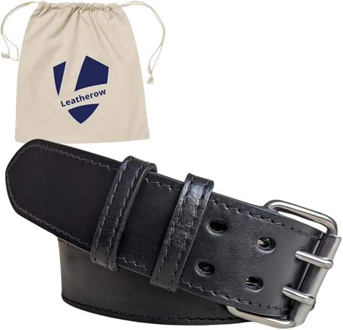 2 Inch Wide Leather Tool Belt for Men Work | Adjustable Oil tanned Belt | Carpenters, Electricians, Contractors