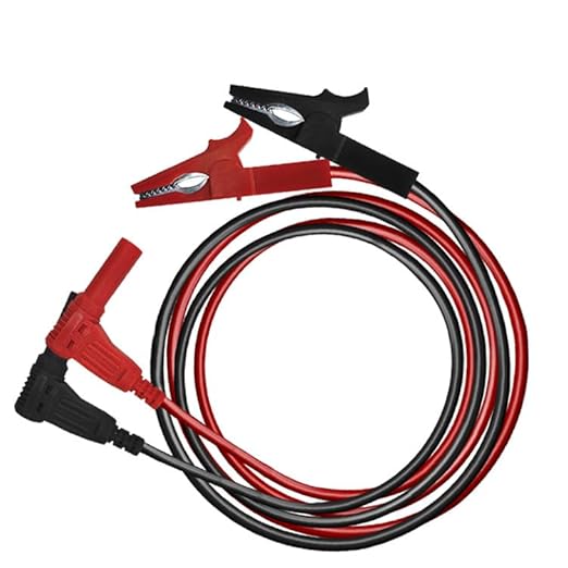 Heavy Duty Alligator Clips Test Leads for Multimeter & Voltmeter - Large Gator Test Lead with Insulated Clamps - Alligator Clips Electrical Testing, Automotive Circuits,Banana Plug Meter Leads, 3-Foot