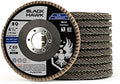 BHA Grinding and Sanding Flap Discs T27, 4-1/2" x 7/8", 60 Grit - 10 Pack