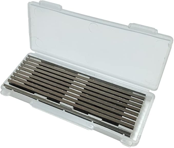 3-1/4" Portable Carbide Planer Blades for Bosch PA1202, MAKITA, Wen, DeWalt DW6654, Black&Decker 7696, Ryobi (10 Pack)