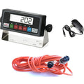 Liberty LS-IN202 LCD Indicator Used for Floor Scale with 4+4 Cable Package, (Out Door or Indoor)