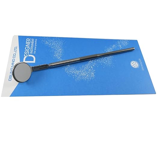Double Sided Dental Mirror #4, CS, w/Handle