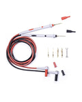 Electrical Test Leads Soft Silicone Cable Multimeter Test Probe Set with Replaceable Gold-Plated Multimeter Probes 1000V CATIII & 600V CATIV 16A for Fluke/AstroAI/INNOVA Clamp Meter