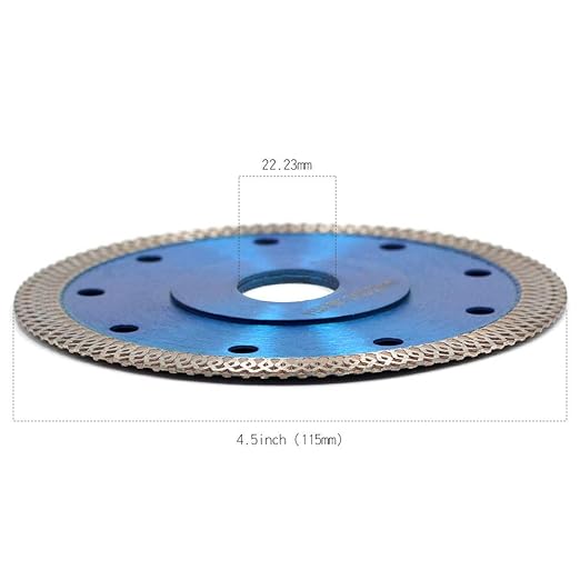 4.5 Inch 2Pcs/Box Super Thin Diamond Tile Blade Porcelain Saw Blade for Cutting Porcelain Tile Granite Marbles