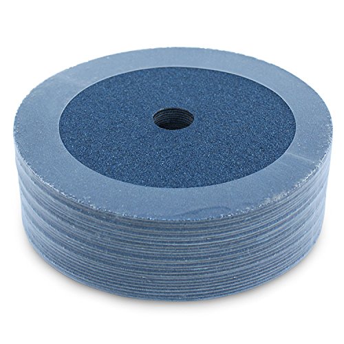 BHA Zirconia Resin Fiber Grinding and Sanding Discs, 7” x 7/8”, 80 Grit - 25 Pack