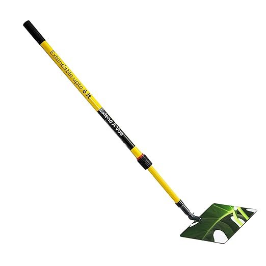Inspection Mirror Telescoping Pole, Lightweight & Durable, 3 ft - 6 ft Pole, 6 x 6 inch Acrylic Mirror