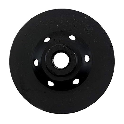 Benchmark Abrasives 4 Inch Turbo Cup Type Diamond Grinding Cup Wheel for Angle Grinder with 5/8"-11 Arbor Hole Use On Concrete, Granite, Marble, Masonry, Natural Stone