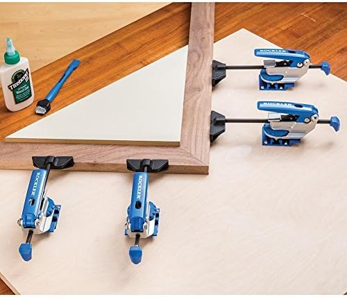 Auto-Lock T-Track Clamp Adjustable Aluminum Body Clamps for Woodworking Ideal for Miters & Irregular Shapes