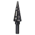 3/16 to 7/8 Inches M2 HSS Step Drill Bit for Metal, Plastic, Wood, Aluminum, Heavy Duty Unibit with Multi Hole Sizes