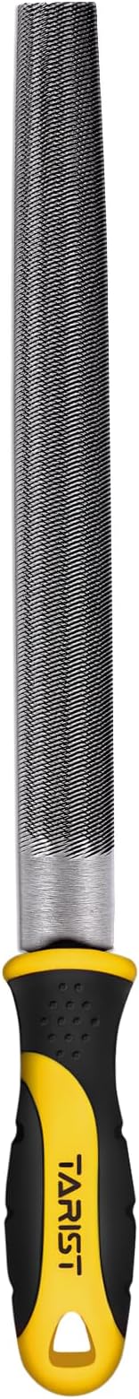 10 inch Half Round Metal File, Professional Carbon Steel file, Tool Sharpener for Professionals and DIY