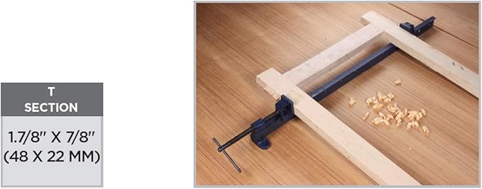 Groz 39102 60" T Bar Clamp