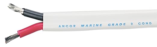 Ancor Marine Grade Products 121525 Duplex Cable, 14/2 AWG (2 x 2mm2), Flat - 250ft