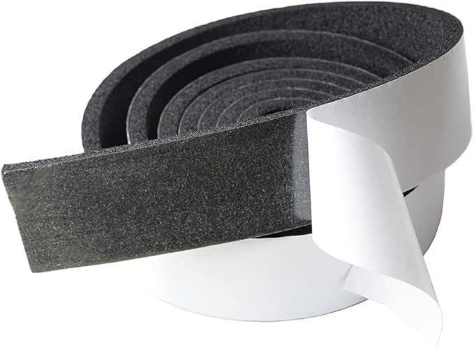 DOBTIM Pipe Insulation Foam Wrap Tape, Self Adhesive with High Resilience for Pipe Insulation Wrap 13 Ft x 3 Inch Wide x 1/2 Inch Thick