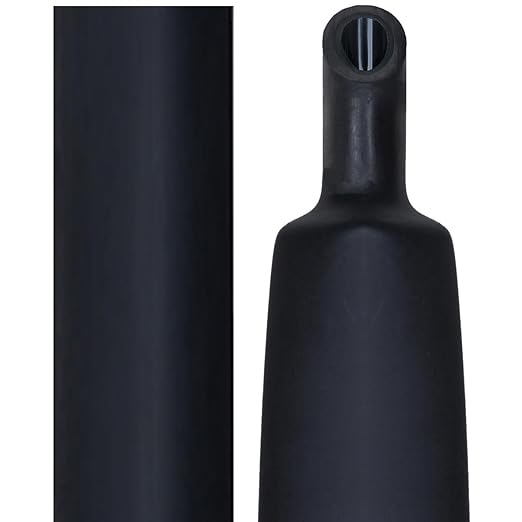 10 FT Diameter 3/4 Inch 3:1 Heat Shrink Tubing Dual Wall Adhesive Lined Marine Grade Electrical Cable Industrial Heat-Shrink Insulation Wrap Tube Black