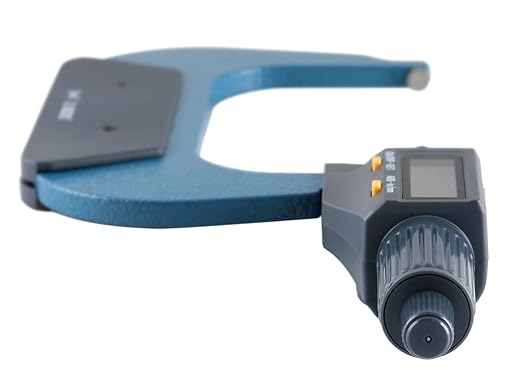 Accusize Industrial Tools 3-4''/75-100 mm by 0.00005''/0.001 mm 2 Key Electronic Digital Outside Micrometer, mm/Inch, Metric/Imperial, Md71-0004