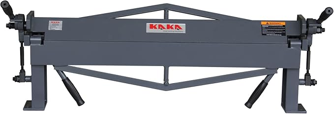 KAKA INDUSTRIAL Sheet Metal Brake, 36-Inch Metal Brake Bender, 20-Gauge Mild Steel Capacity, 0-120 Degrees Adjustable Bending Brake, Heavy-Duty Siding Brake MB-36