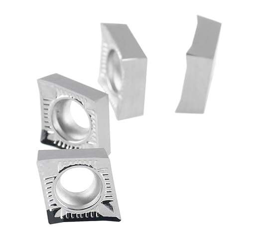 Accusize Industrial Tools CCGT32.52 Uncoating Carbide Inserts, 10 Pcs, for Machining Aluminum, 6600-0002x10