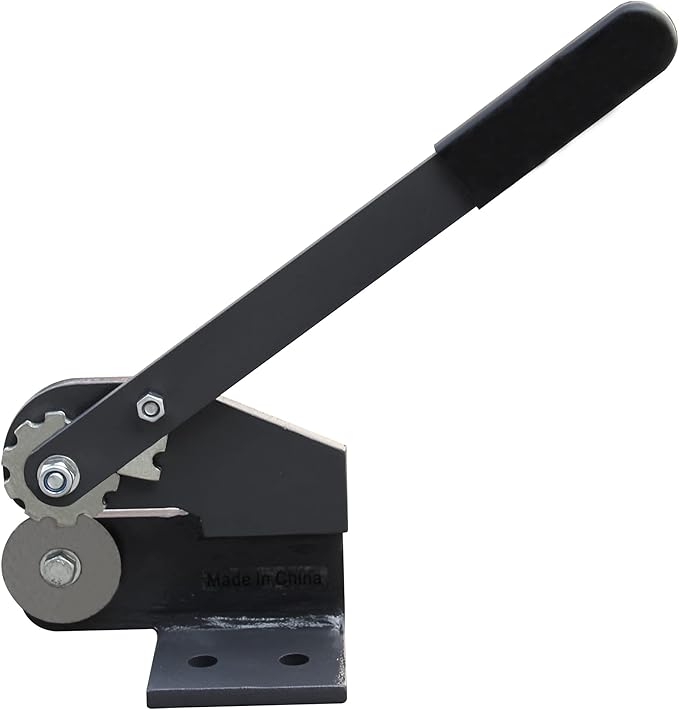 KAKA INDUSTRIAL MMS-1 Throatless Sheet Metal Shear, 16Ga Capacity Rotary Metal Cutting Shear