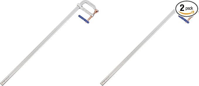 Wilton Spark-Duty Heavy F-Clamp, 48" Opening, 7" Throat, 4880 Lbs. Clamping Force (Model 4800S-48C) (Pack of 2)