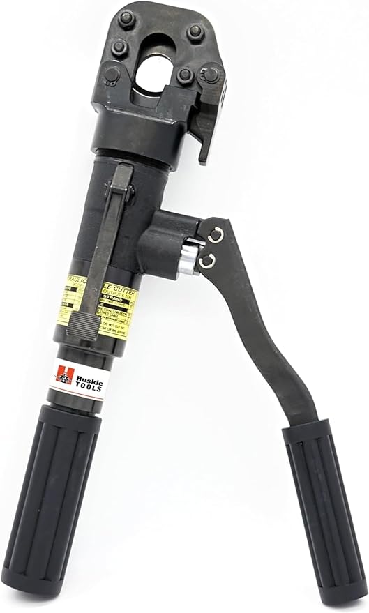 2-Stage 6-Ton Compact Manual Hydraulic Cutter. Cuts Rope, Copper, Aluminum & ACSR Wire up to .75"/20mm and Rebar, Anchor, Rod, Soft Steel Bolts & Guy Wire up to .50"/13mm (JSHA-20)