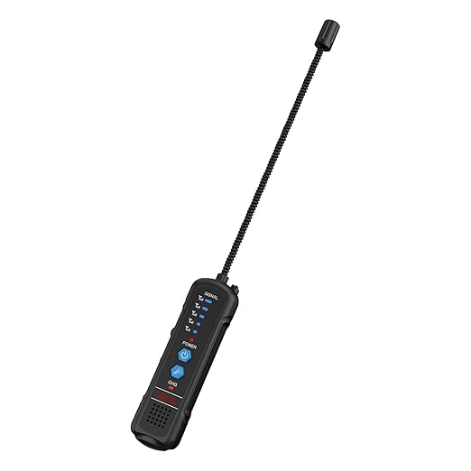 Underground Wire Locator and Cable Tracker Kit, Professional Wire Finder with Signal Detector, Carrying Case and Accessories