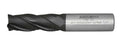 Accusize Industrial Tools 1/2'' Fine Tooth M42 8% Cobalt Tialn Roughing End Mill, 1/2'' Shk Dia, 1-1/4'' Flute Length, 3-1/4'' Oal, 4 Flute, 1104-0012