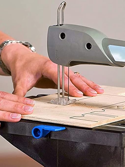 48pcs Scroll Saw Blade Set 5 Inch Pin End Scroll Saw Blades SK5 Carbon Steel Coping Saw Blade Jig Saw Blades Woodworking Tool for Wood Metal Plastic Cutting US(Black)