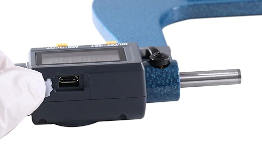 Accusize Industrial Tools 5-6''/125-150 mm by 0.00005''/0.001 mm 2 Keys Electronic Digital Outside Micrometer, Metric/Imperial, Md71-0006
