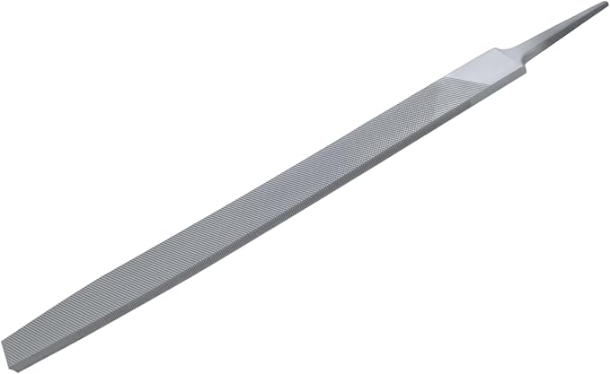 12-Inch Flat Double Cut Bastard Without Handle File for Metal Files (1 Count)