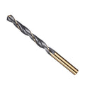 Drill Bit, 8.5mm Cutting Diameter, 4341 HSS Gold and Black 118° Cutting Angle Number Jobber Bits - (Applications: for Drilling Soft Metal Plastic Wood), 1-Pieces