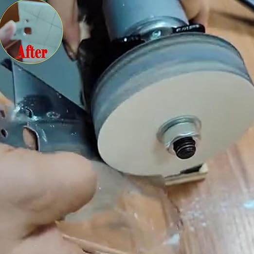 Luo ke 6'' Wool Felt Buffing Wheel - 1/2'' Arbor Hard Felt Buffing Polishing Wheels for Bench Grinder/Table Grinder