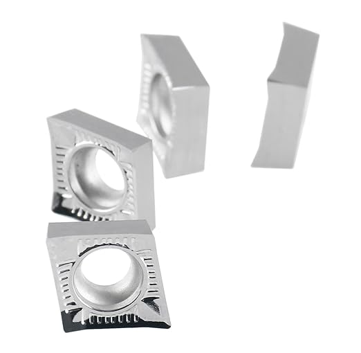 Accusize Industrial Tools Ccgt32.51-Ak-H01 Uncoating Carbide Inserts, 10 Pcs, for Machining Aluminum, Akh01x10