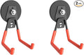 Magnetic Garage Hook, Heavy Duty Garage Storage Magnetic Hooks Steel Tool Hangers for Garage Wall Utility Magnet Hooks and Hangers Indoor & Outdoor Hanging Garden Tools (2 Pack)