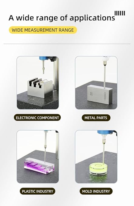 The Marble Base Bracket is Used in Conjunction with a Digital Indicator dial, and The Marble Measurement Platform has a Size of 200mm * 150mm*50mm(8in * 6in * 2in) Marble Base﻿(ACE-ST)