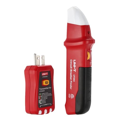 UNI-T UT25A Circuit Breaker Finder line Detector American Specification Socket Tester W/Analogue Receiver&LED Indicator Leakage Circuit Breaker