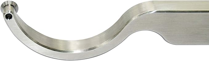 Swan Neck Hollower 10 Inches Wood Turning Tool Carbide Tipped Lathe Chisel Tool Bar with Ci5 8.9mm Round Carbide Insert Cutter for Wood Hobbyist or DIY or Carpenter