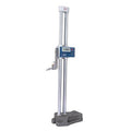 Dasqua 20"/500mm Double Beam Digital Height Gauge with Feed Wheel, Heavy Duty Cast Iron Base with Carbide-Tipped Scriber, Accuracy: ±0.0019"/0.05mm, Resolution 0.001"/0.01mm