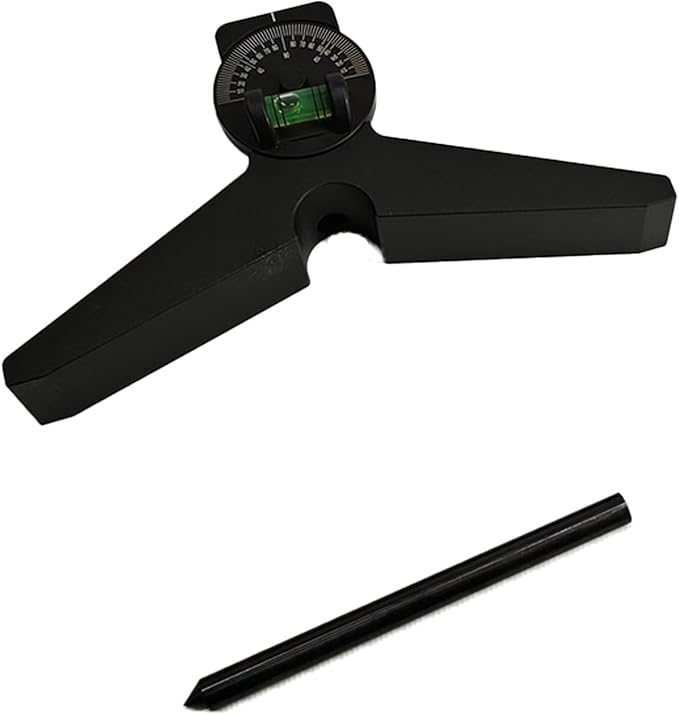 Magnetic Centering Head, Pipe Center Finder, Pipefitter Tools, Y-Shape w/Adjustable Dial Bubble Protractor (large size)
